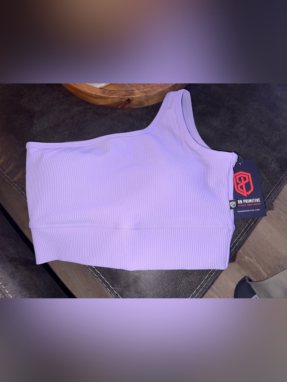 Born Primitive Fairytale Ribbed Sports Bra - Lavender
